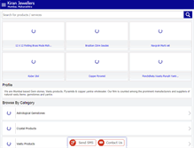 Tablet Screenshot of kiranjewellers.co.in